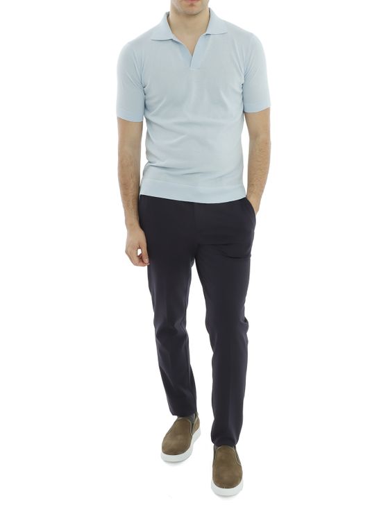 polo-shirt-filippo-de-laurentiis-crepe-light-blue