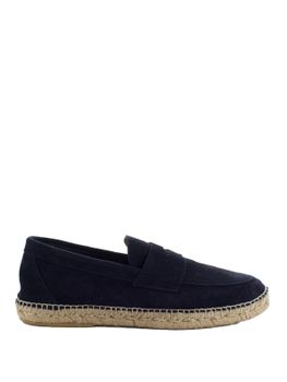 Mocassini Abarca Suede Blu