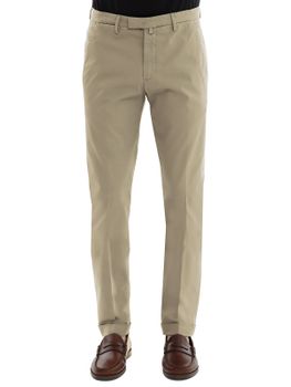 Pantaloni Briglia 1949 Micro Canvas Marrone