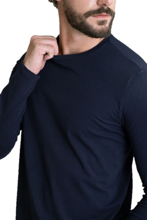 t-shirt-majestic-filatures-smooth-touch-blue