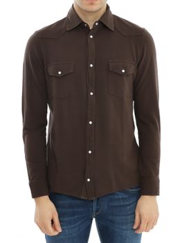 Camicia Bl'ker Texana Marrone