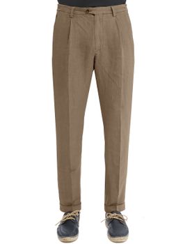 Trousers Devore Incipit Brown