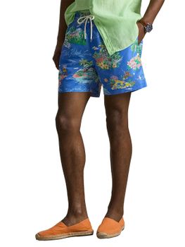 Swim Trunk Polo Ralph Lauren Traveler Light Blue