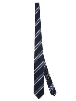 Cravatta Holliday & Brown Jacquard Blu