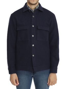 Overshirt Xacus Wool Blue
