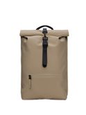 backpack rains rolltop rucksac beige