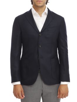 Blazer Boglioli Hopsack Blue