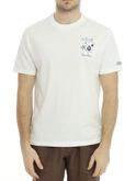 t-shirt mc2 saint barth stampata bianco