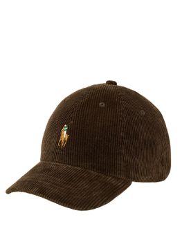 Cappello Polo Ralph Lauren Velluto Marrone
