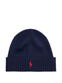 Beanie Polo Ralph Lauren Merino Blue