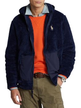 Fleece Polo Ralph Lauren Pile Blue