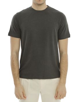T-Shirt Altea Cotone-Lino Grigio