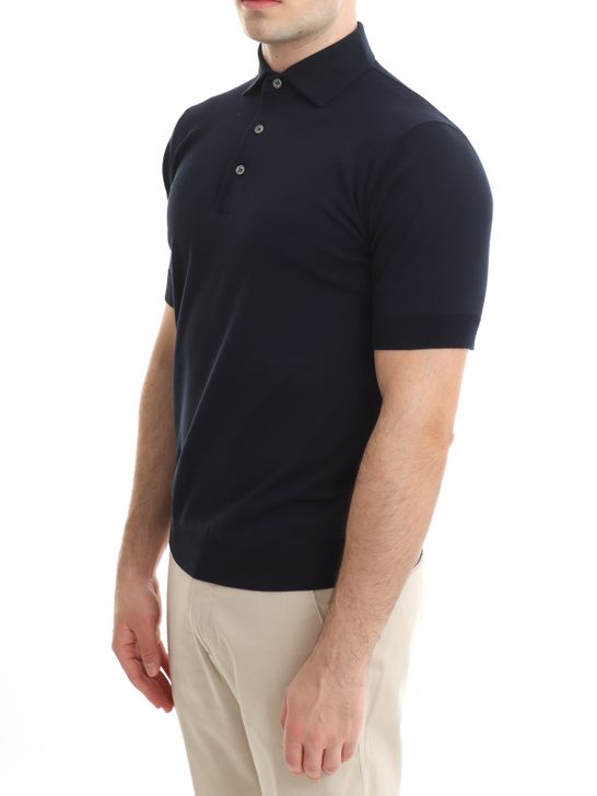 polo-shirt-filippo-de-laurentiis-cotton-blue