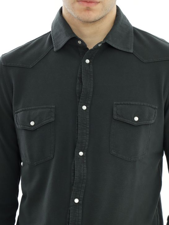 camicia-blker-texana-nero