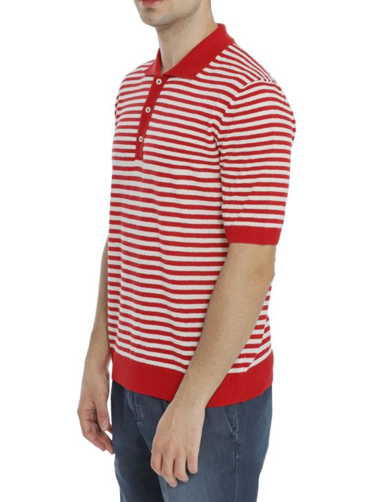 polo-gallia-righe-rosso-north-90