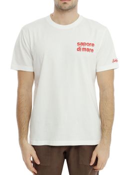 T-Shirt MC2 Saint Barth Stampata Bianco
