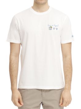 T-Shirt MC2 Saint Barth Portofino White