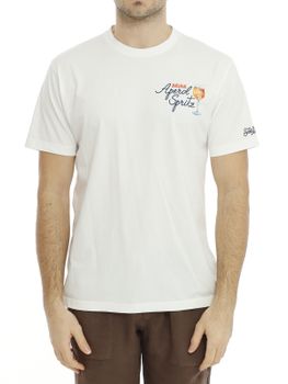 T-Shirt MC2 Saint Barth Stampata Bianco
