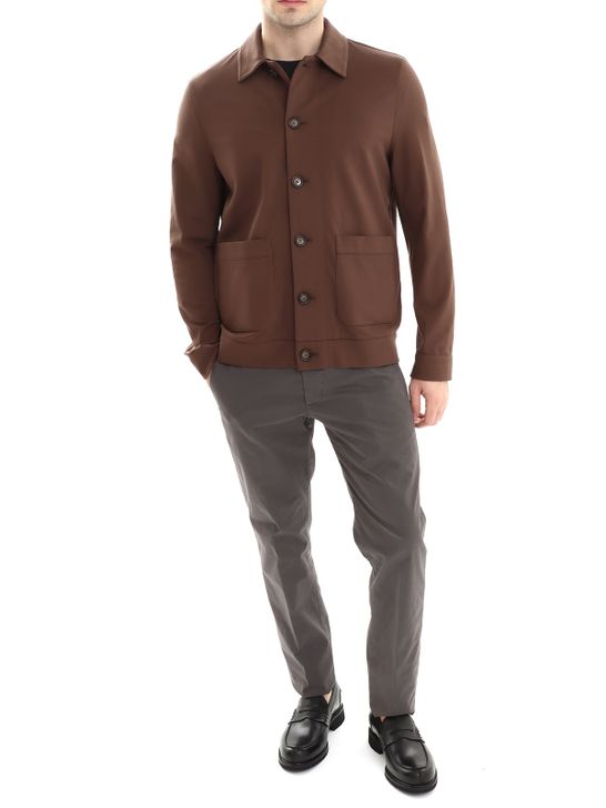 jacket-circolo-1901-piquet-brown