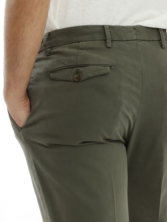 trousers-briglia-1949-tencel-cotton-green