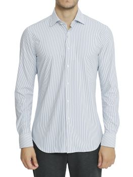 Camicia Xacus Taylor Active Bianco-Azzurro