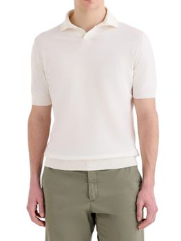 Polo Filippo De Laurentiis Skipper Bianco