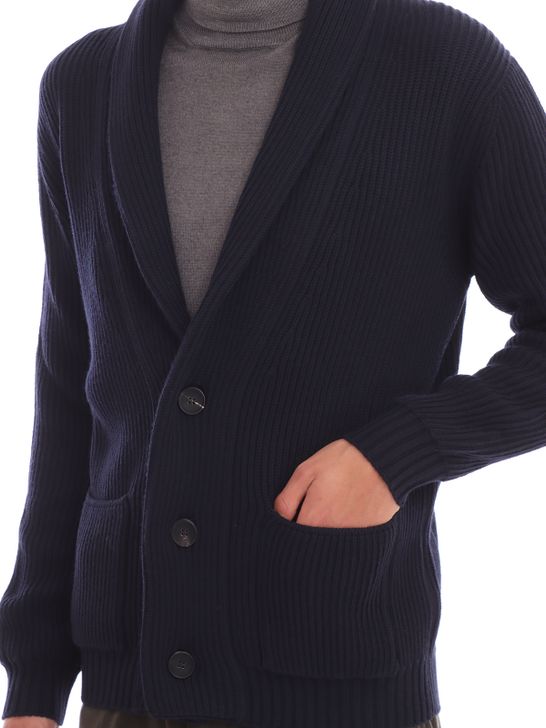 cardigan-filippo-de-laurentiis-merino-blue