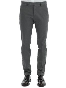 Pantaloni Briglia 1949 Microstruttura Grigio