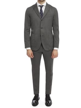 Suit Boglioli Micro Herringbone Grey