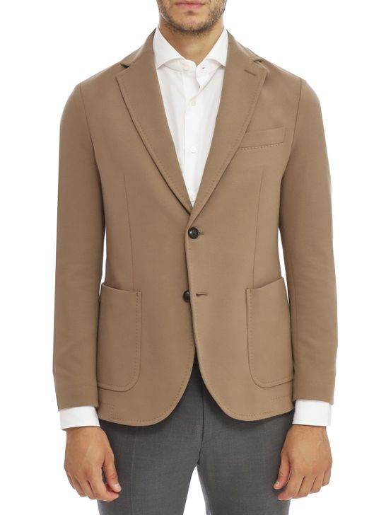 blazer-circolo-1901-cashmere-touch-beige