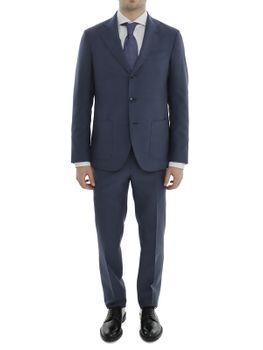 Abito Sartoria Latorre Fresco Lana Blu