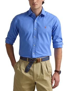 Camicia Polo Ralph Lauren Twill Azzurro