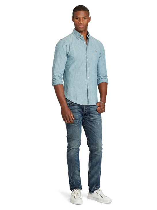 camicia-polo-ralph-lauren-chambray-710548538-001