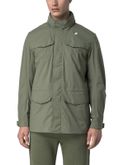 field jacket k-way manuel stretch green