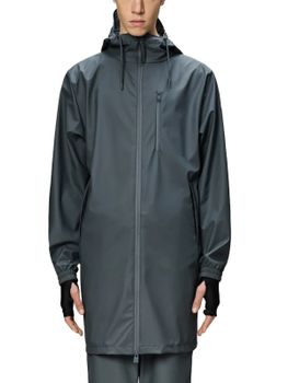 Impermeabile Rains Long Storm Breaker Grigio