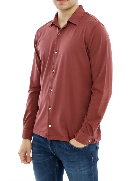 camicia-blker-jersey-bordeaux-6501-bordeaux