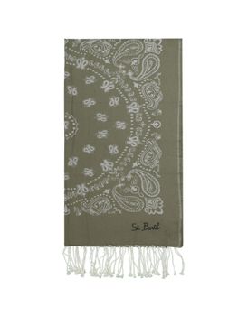 Telo Mare MC2 Saint Barth Foutas Jacquard Verde