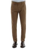 pantaloni briglia 1949 micro canvas marrone