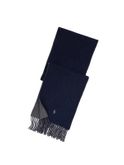 sciarpa polo ralph lauren reversibile blu