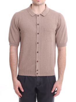 Polo Camicia Rakkì Cotone Beige