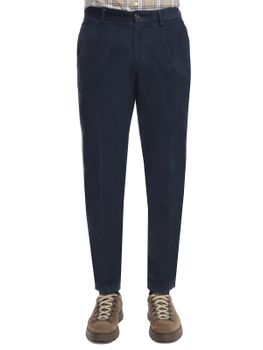 Trousers Devore Incipit Corduroy Blue