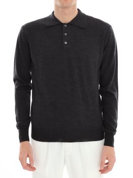 Polo Shirt Altea Merino Grey