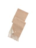 sciarpa polo ralph lauren reversibile beige