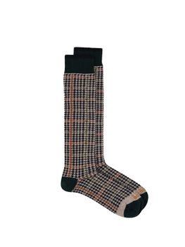 Socks In The Box Tweed Green