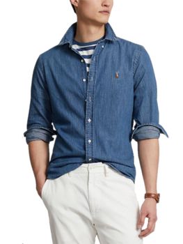Camicia Polo Ralph Lauren Denim