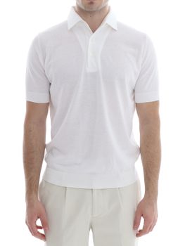 Polo Filippo De Laurentiis Paramontura Bianco