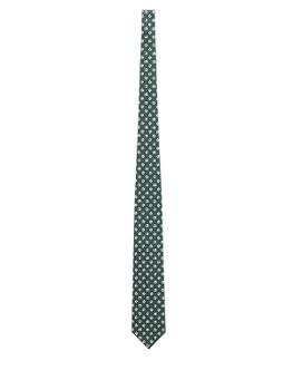 Tie Holliday & Brown Twill Green