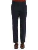 trousers devore incipit herringbone blue