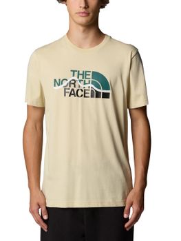 T-Shirt The North Face Mountain Line Beige