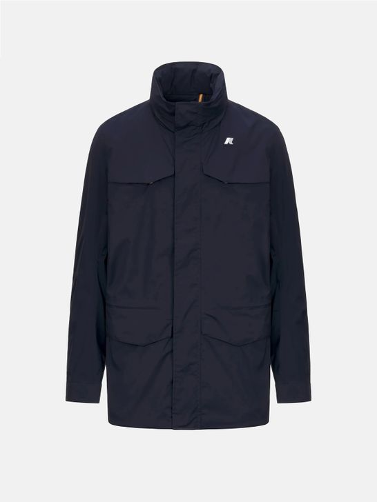field-jacket-k-way-manuel-stretch-blue